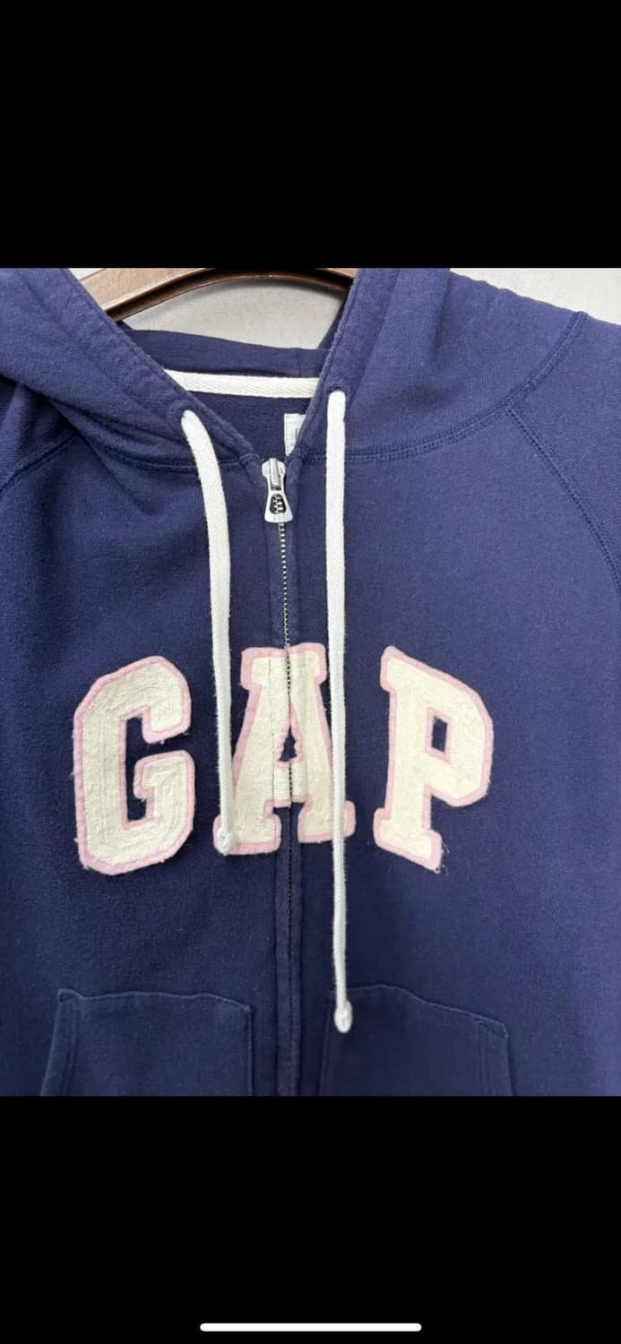 갭 네이비 핑크 후드집업 H1637 상품이미지3