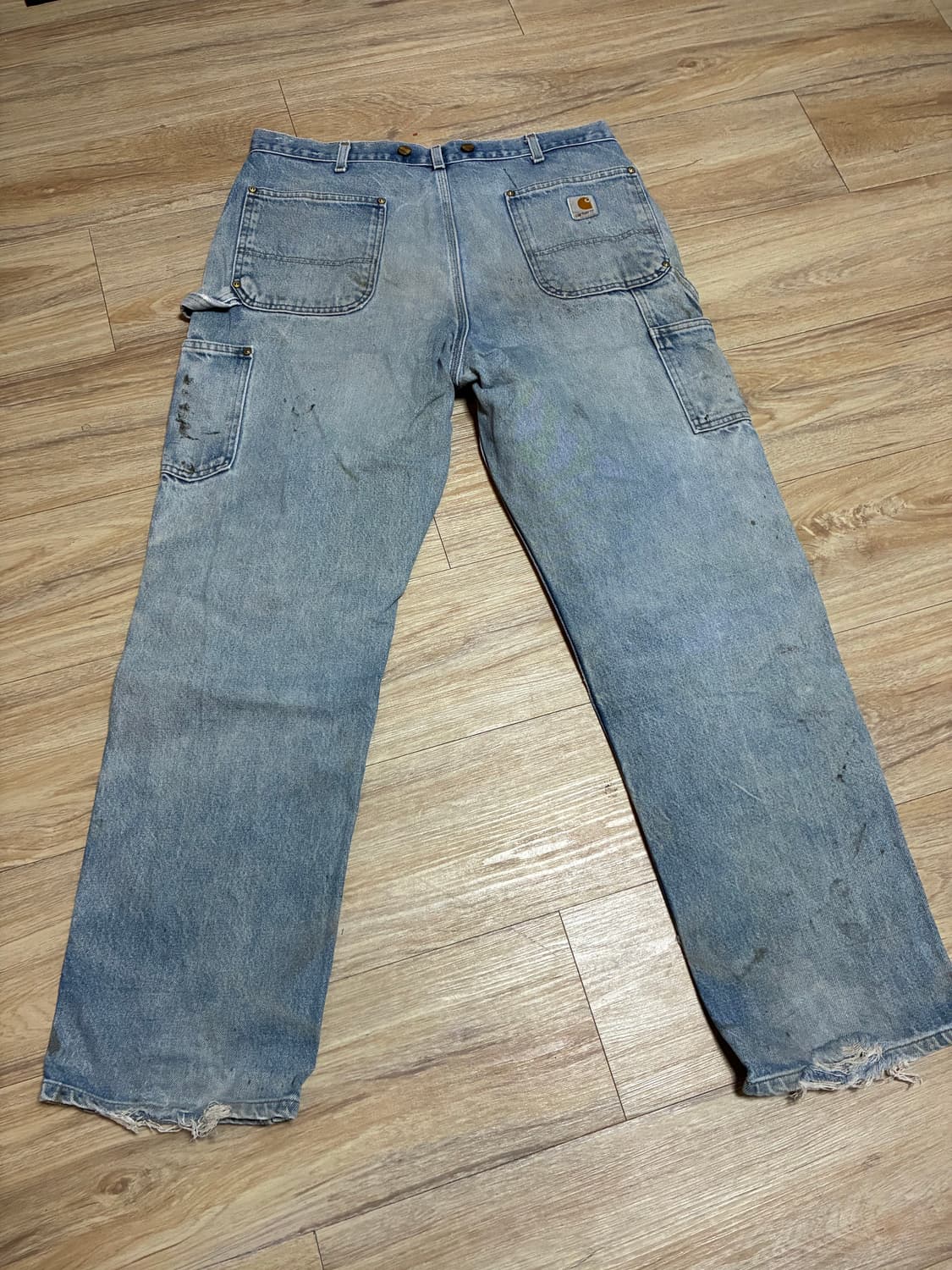 OG 칼하트 데님 빈티지 더블니 팬츠 상품이미지2