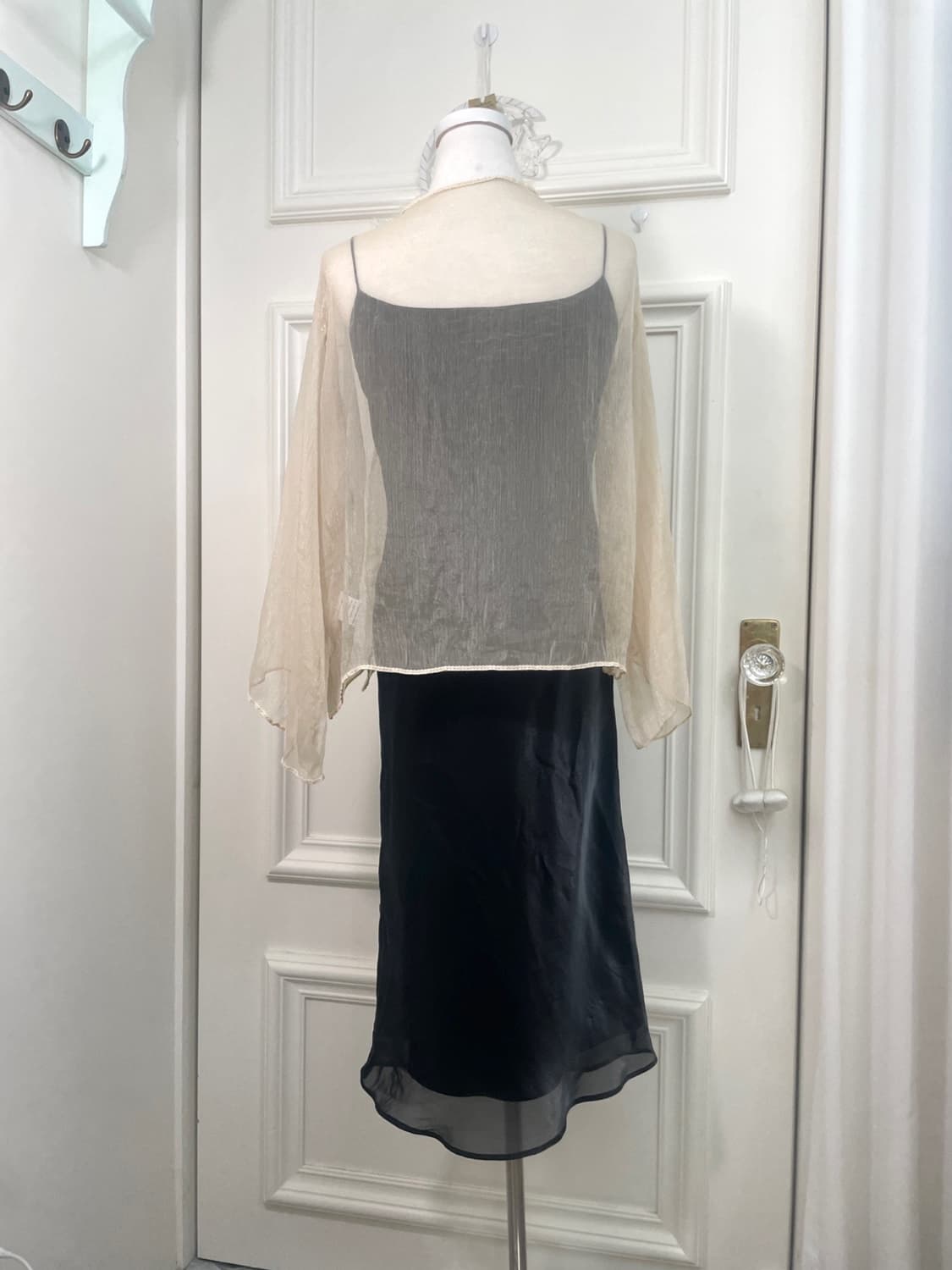 black chiffon beautiful cubic opc 상품이미지9