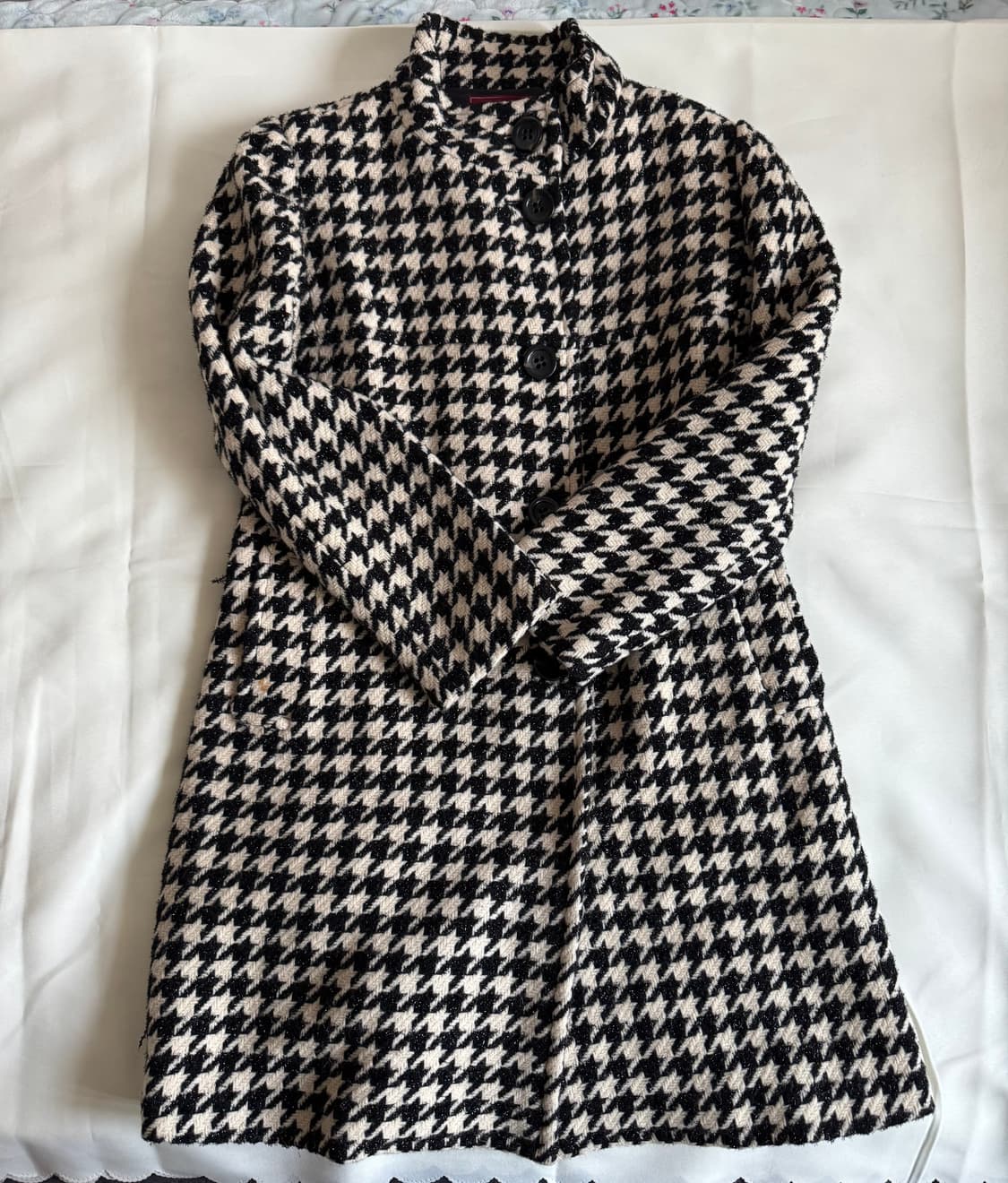 오스본 해링본 패턴 코트 상품이미지1