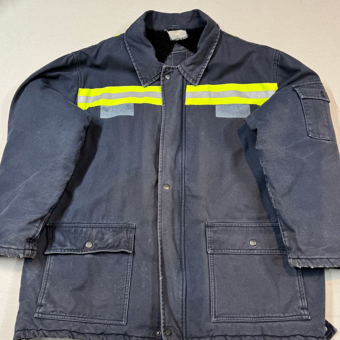 XL) USA 워크웨어 워크 자켓 스카치 형광라인 상품이미지2