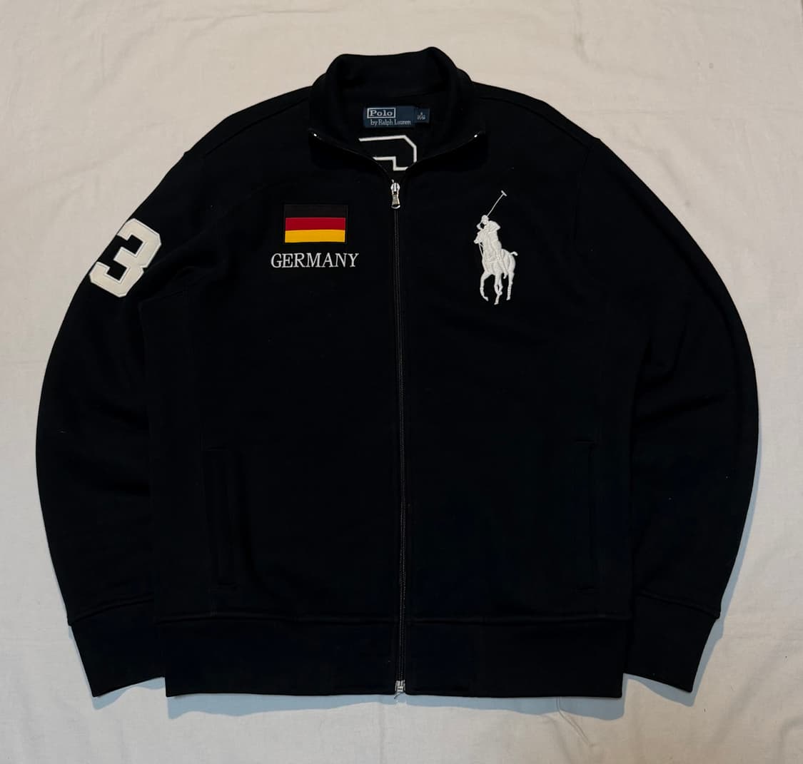 폴로 랄프로렌 빅포니 치프키프 독일 집업 져지 블랙 상품이미지2