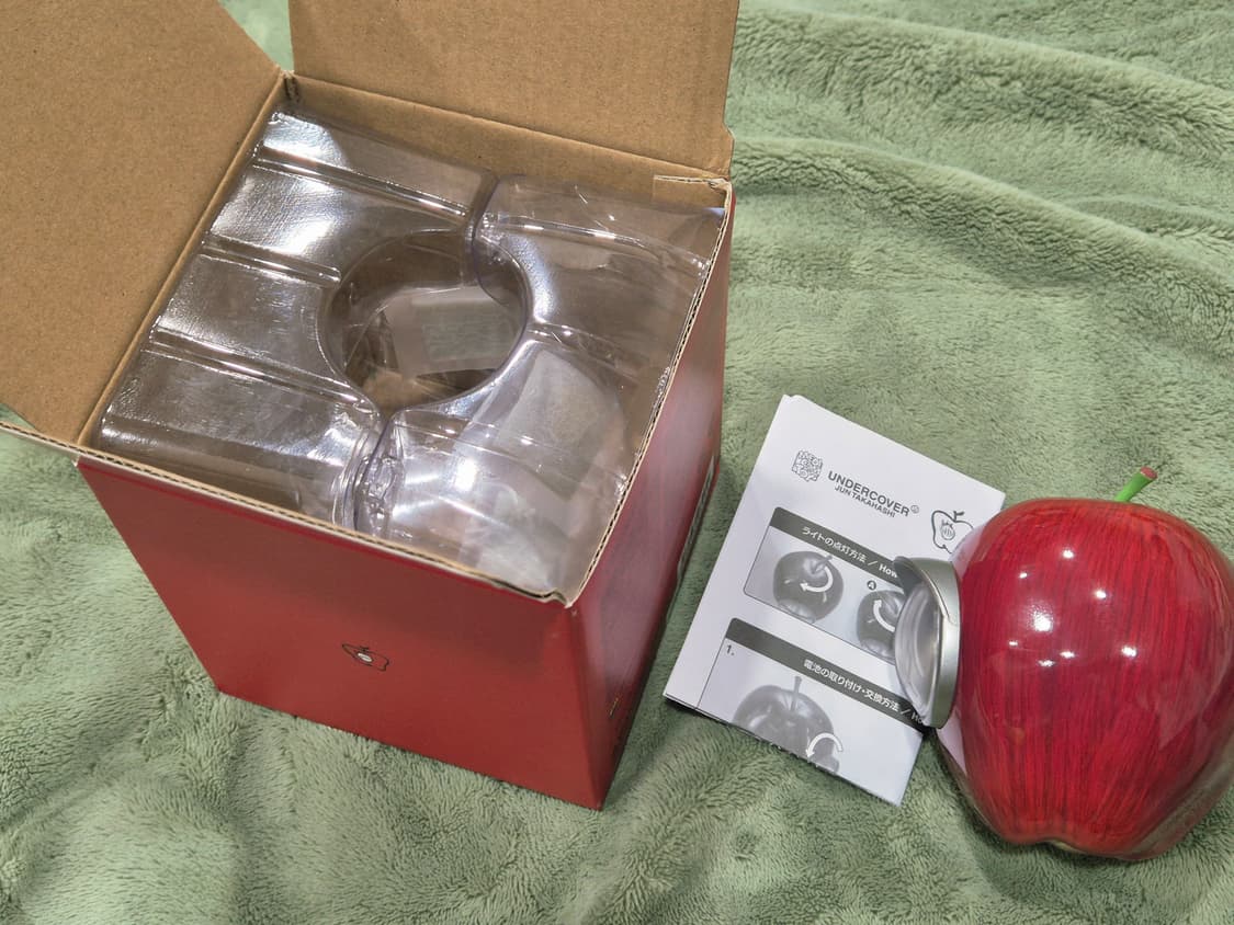 언더커버 애플 램프 조명 레드 상품이미지3