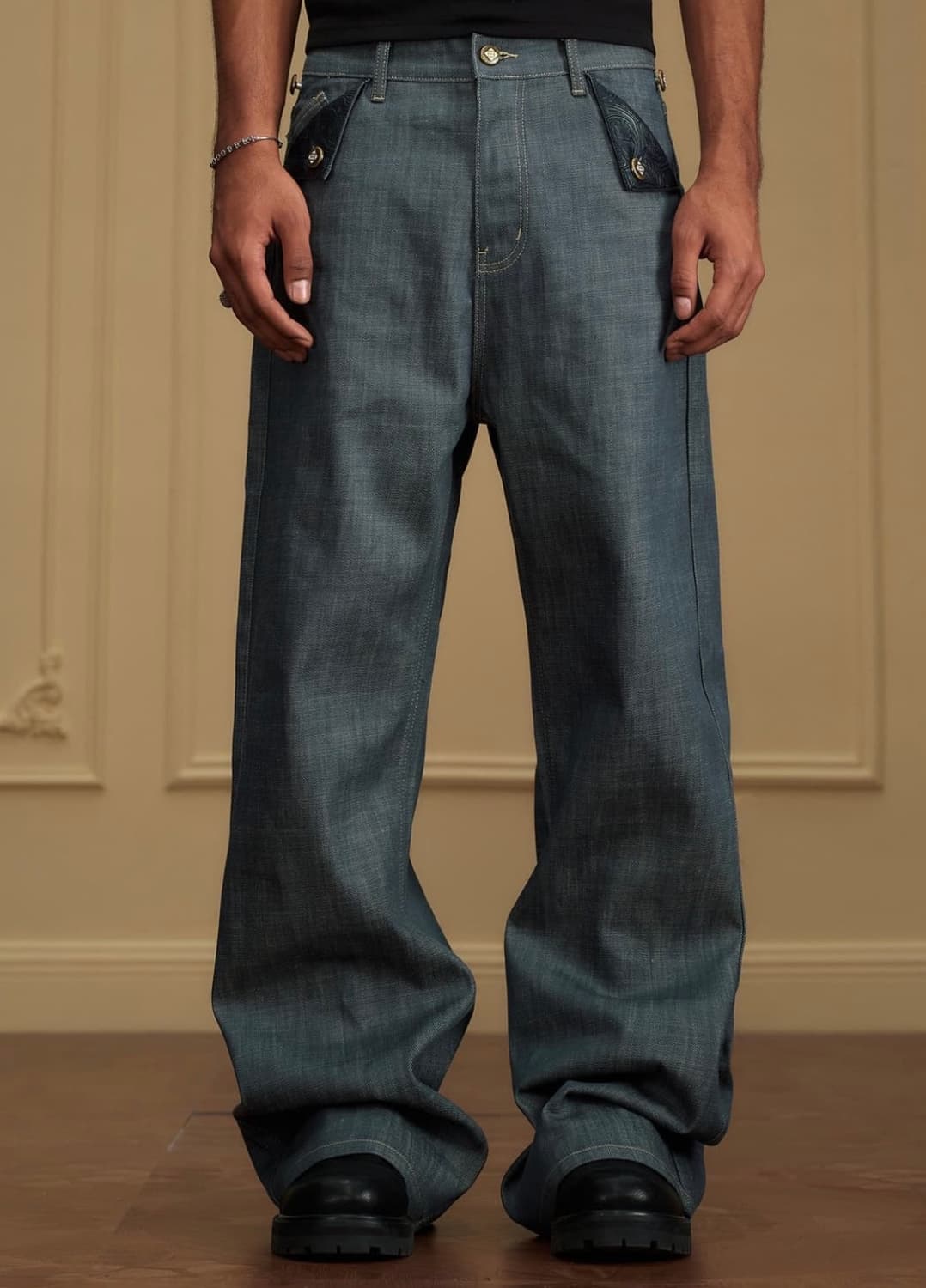 YAD CREW 생지 데님팬츠 상품이미지2