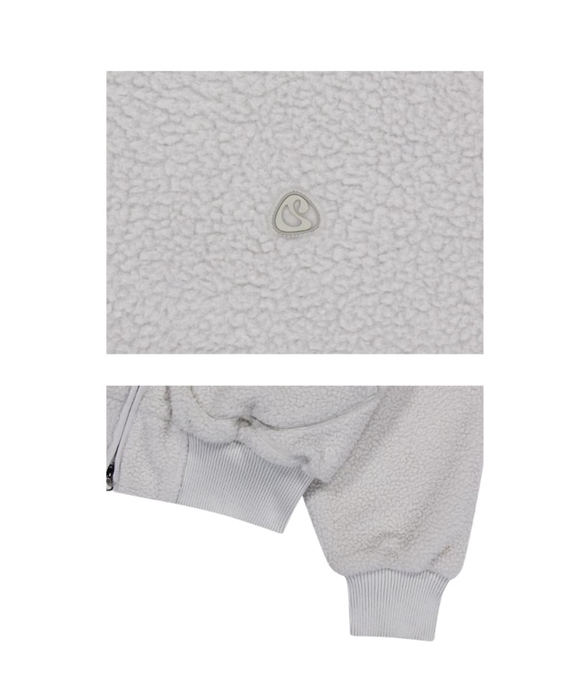 Coyseio 코이세이오 시보리 후리스 (화이트) 상품이미지4