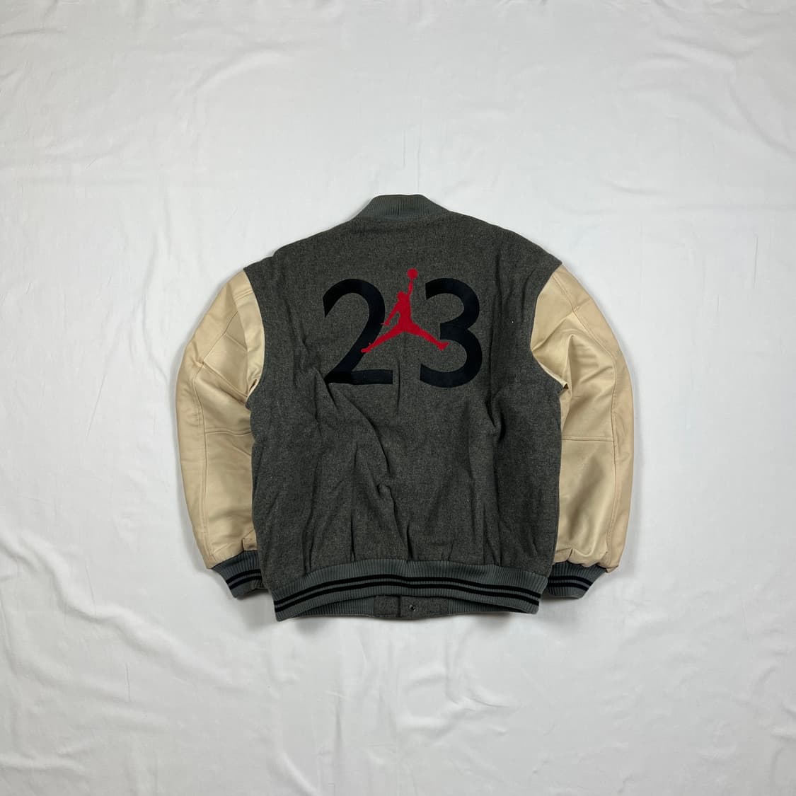 90‘s 나이키 nike 조던 23 로고 울레더 바시티자켓 상품이미지6