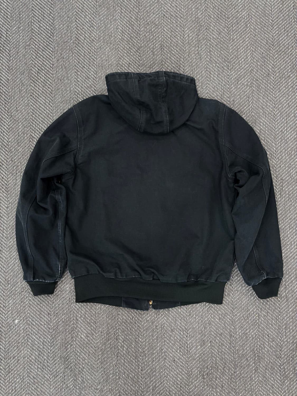 칼하트 워크자켓 후드집업 워싱블랙 상품이미지6