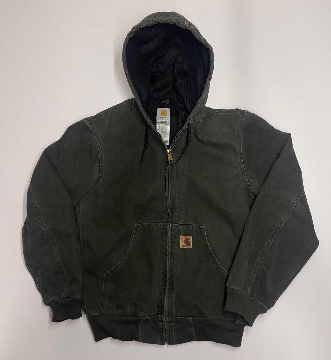 칼하트 액티브 후드 자켓 모스 그린 S (2005) 상품이미지9