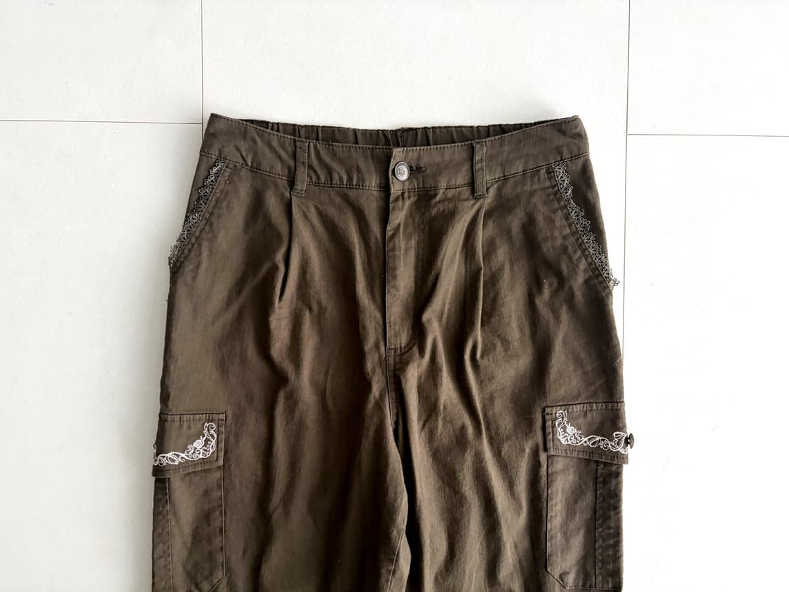 axes femme) lace cargo pants 상품이미지6