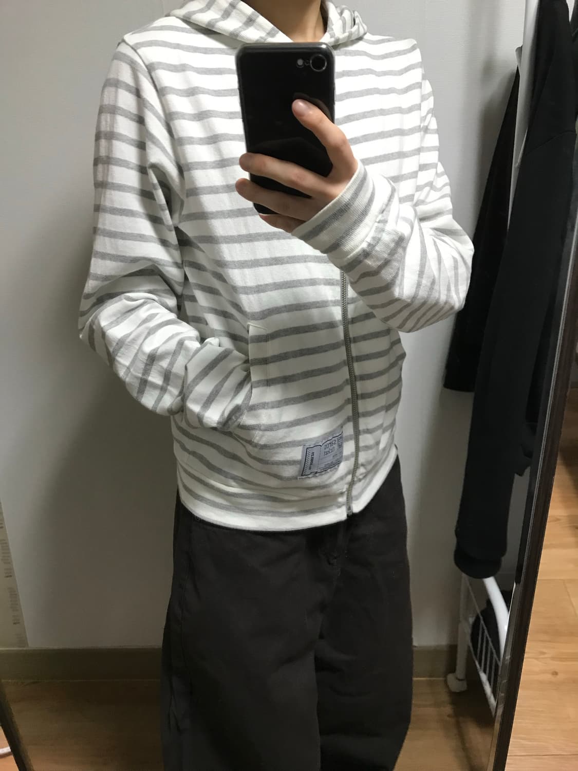 사로스 스트라이프 후드집업 상품이미지2