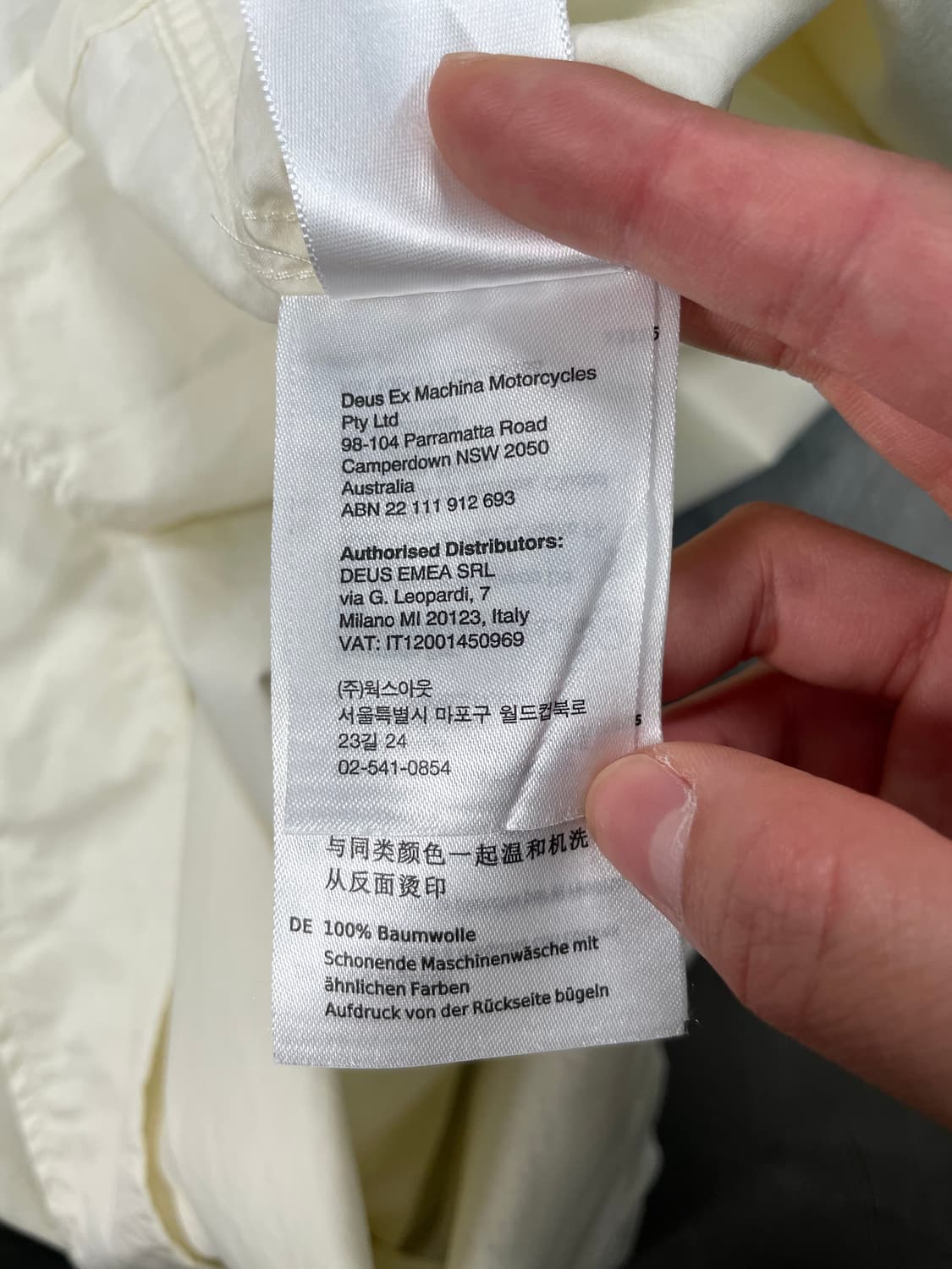  데우스 반팔 셔츠 상품이미지9