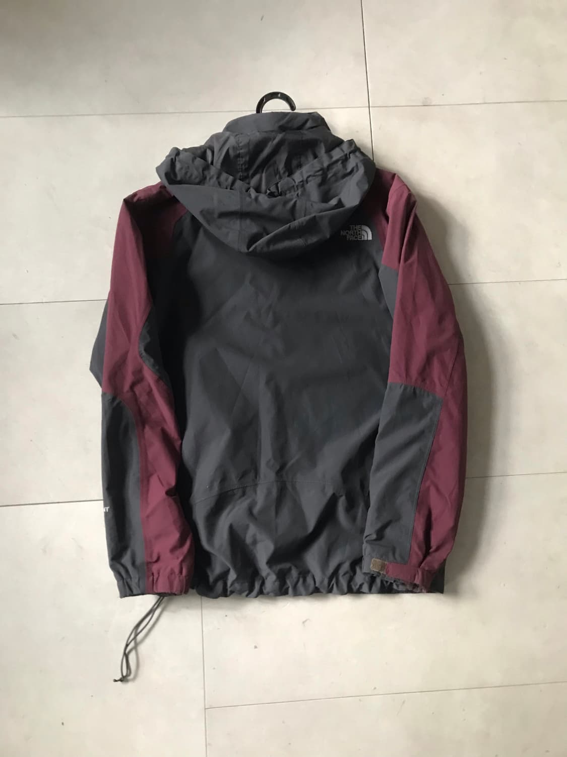 노페 버건디 그레이 바람막이 상품이미지10