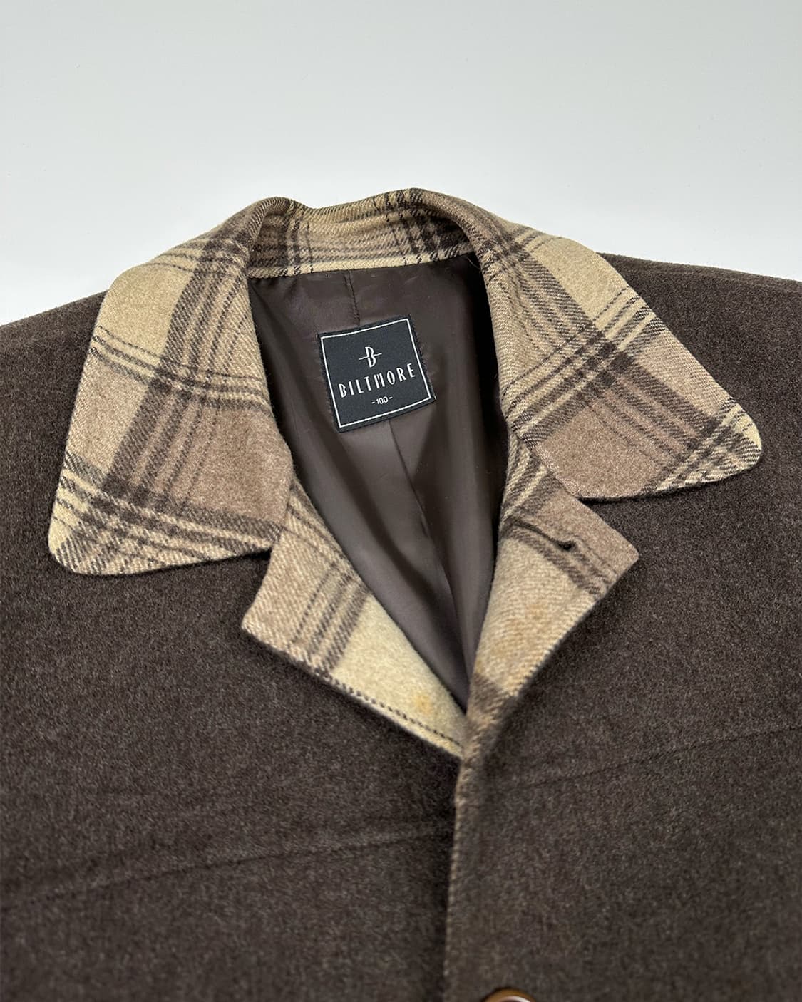 빌트모어 체크 포인트 코트 상품이미지4