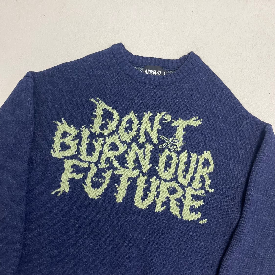 AJOBYAJO navy knit 상품이미지5