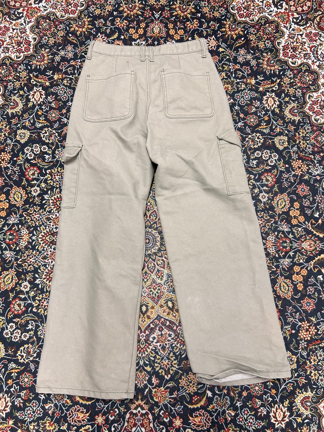 워셔블 카고 데님 팬츠 남여공용 상품이미지3