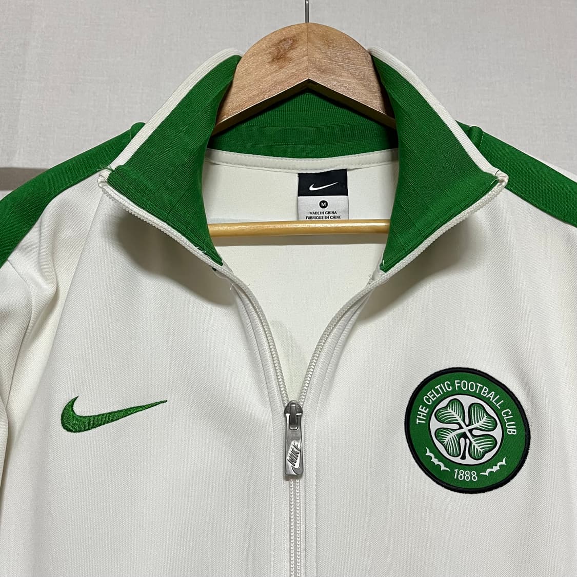 나이키 셀틱 풋볼 트랙탑 화이트/그린 M 상품이미지4