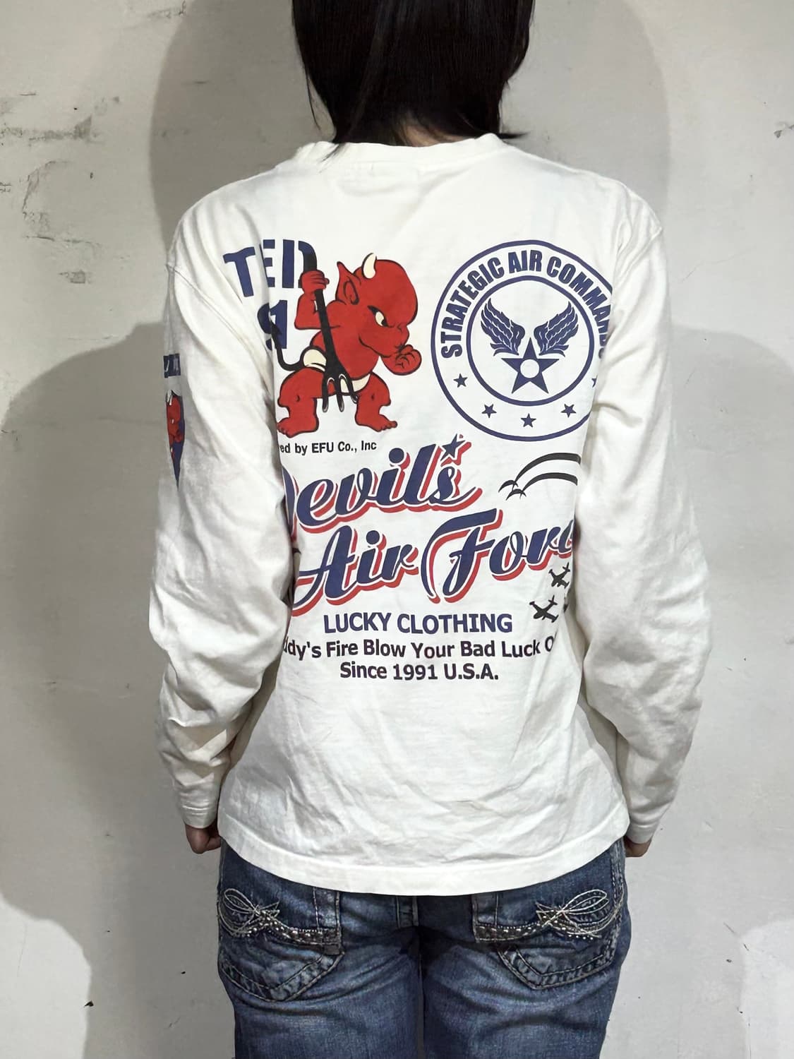 90s 테드컴퍼니 극희귀 롱슬리브 긴팔티 상품이미지3