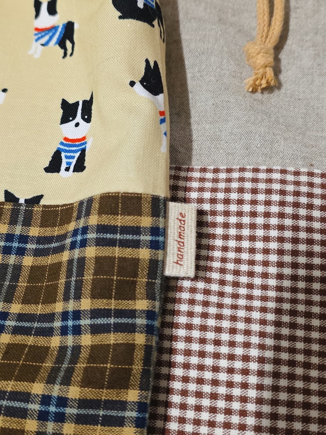 핸드메이드 세로가 긴 파우치 상품이미지6