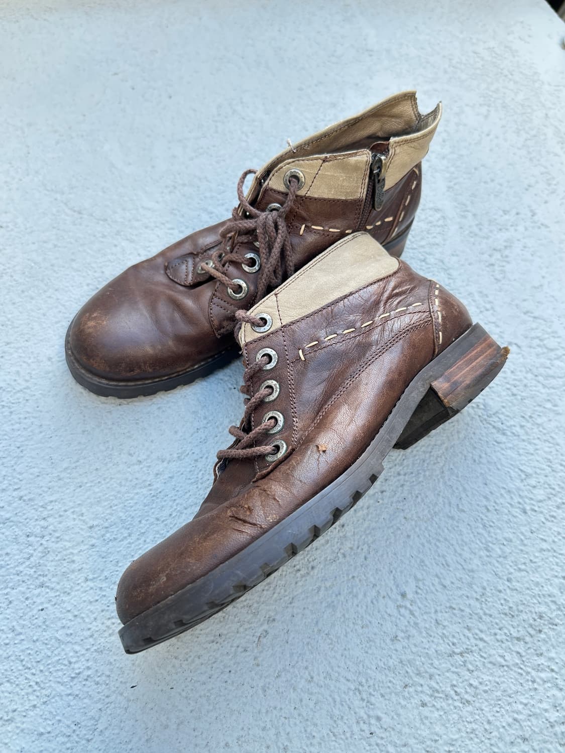 BUFFALO vintage western leather boots 상품이미지1