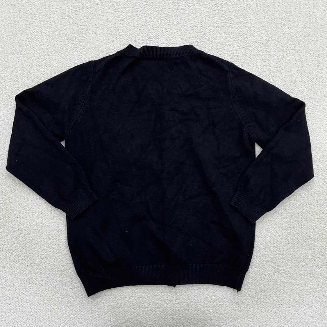 실측확인 하트패치 니트 가디건 (수축) 0311M 상품이미지4