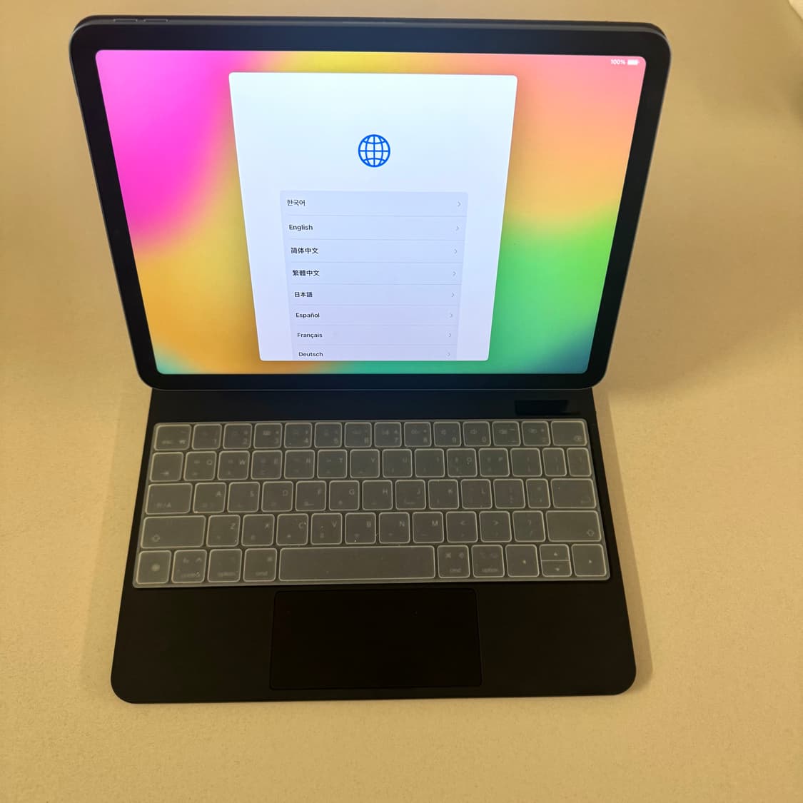 아이패드 에어 5세대 64GB 블루 / 정품충전기 무선키보드 상품이미지4