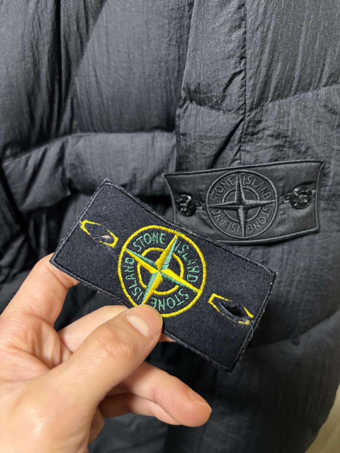 스톤 정품 와펜 블랙,기본 1개씩 상품이미지1