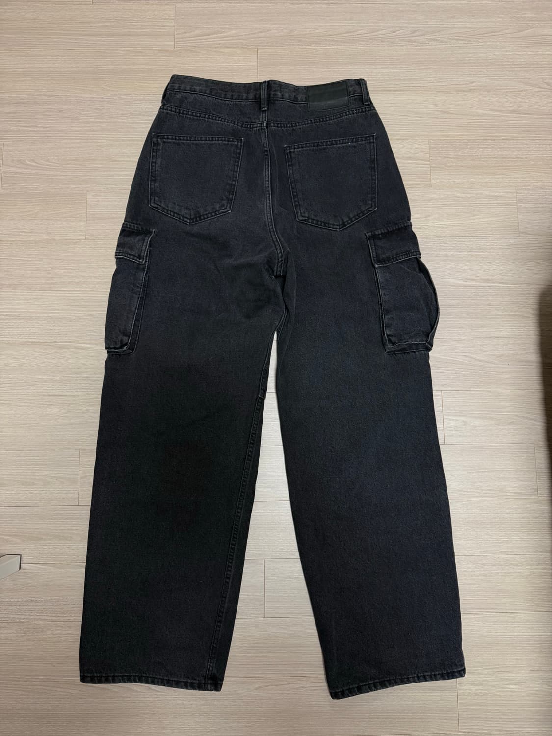 브랜디드 유틸리티 카고 데님팬츠 블랙 30size 상품이미지2