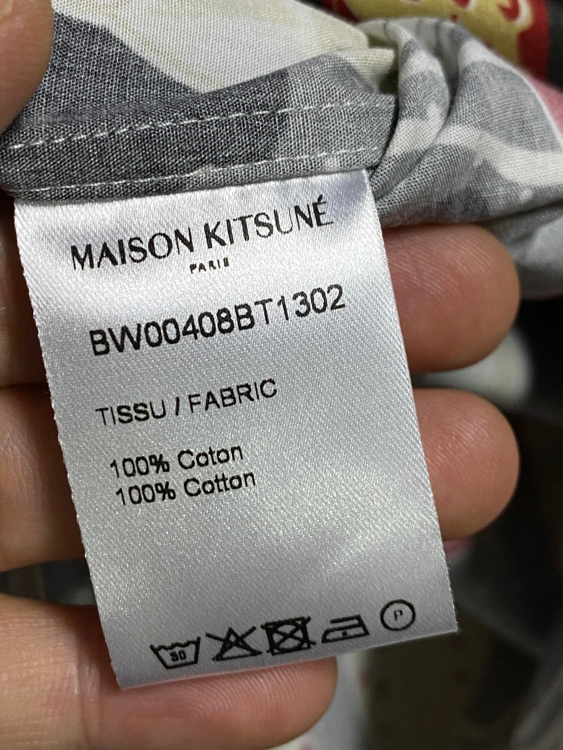 메종 키츠네 로케트 프린트 셔츠 38 상품이미지5