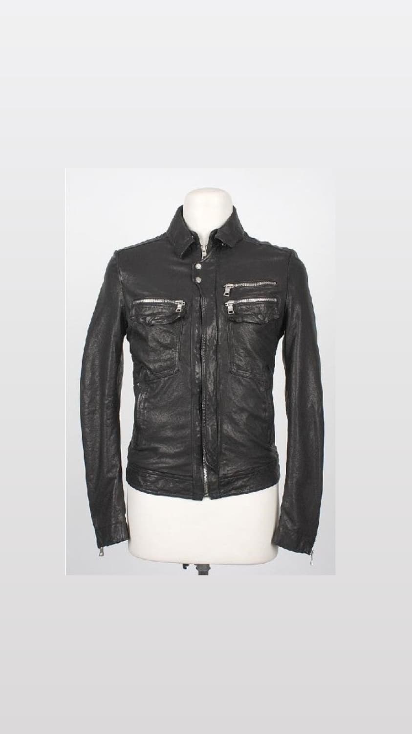 (구매글) 시스템옴므 가죽자켓 바이커 상품이미지1