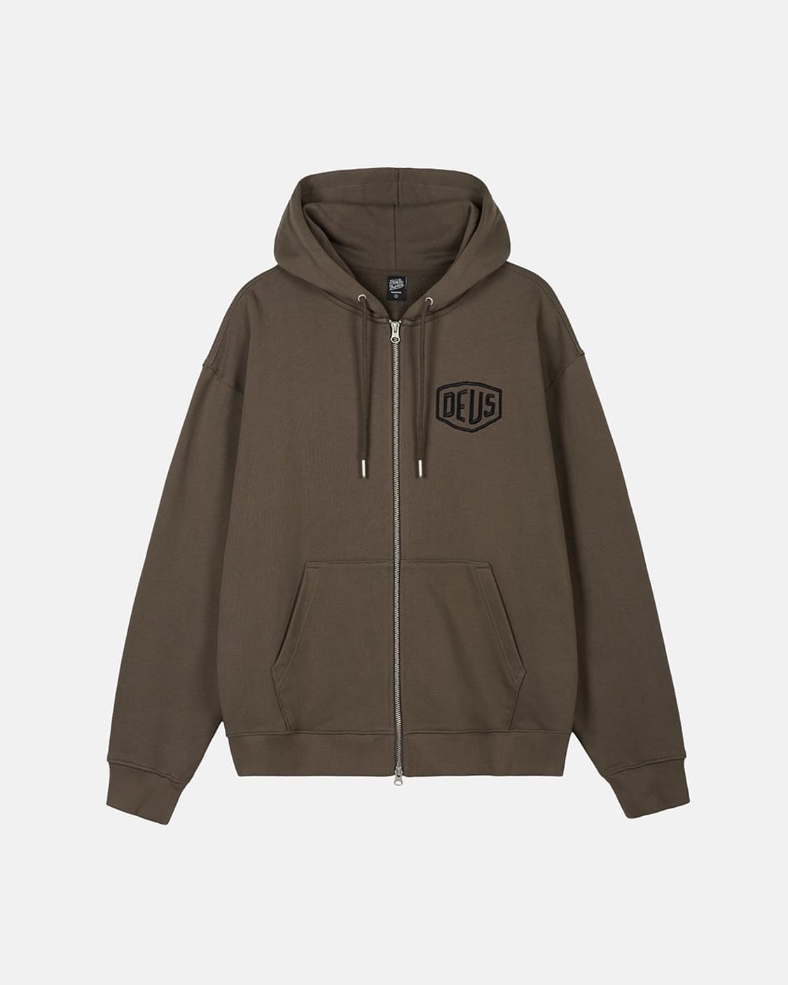 데우스 엑스 마키나 컬리지 후드집업 올리브 S 상품이미지2