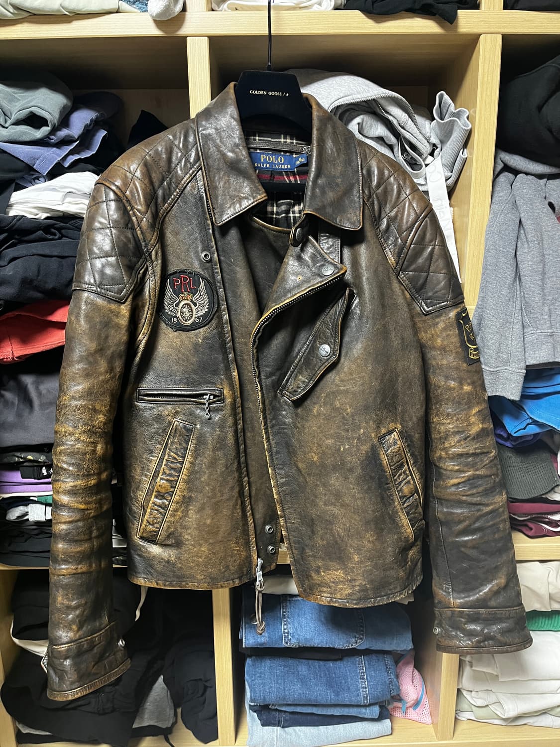 폴로 랄프로렌 가죽 라이더 자켓 상품이미지3