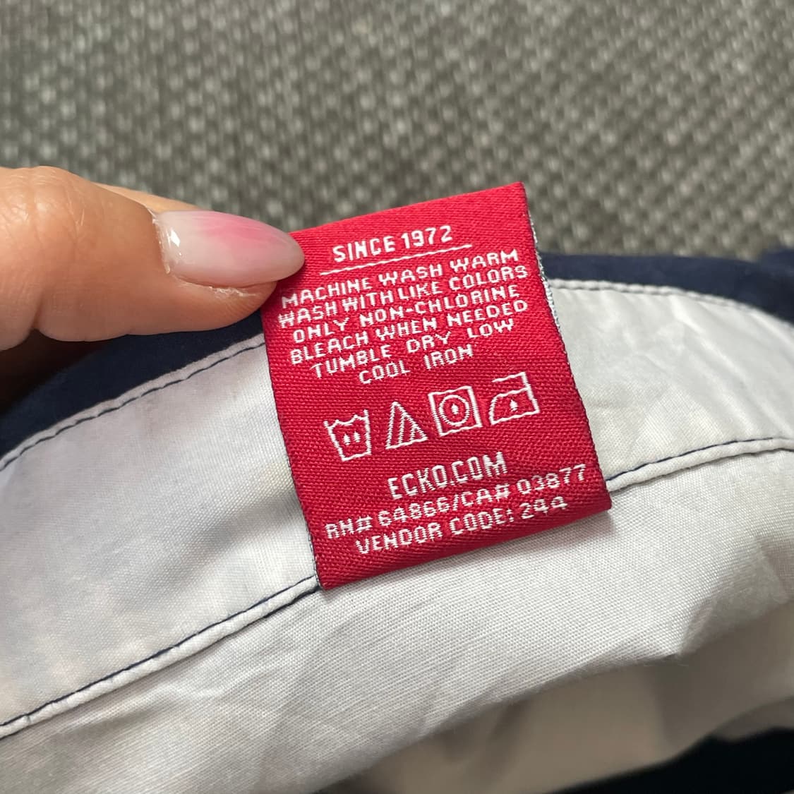 에코언리미티드 네이비 투포켓 빅로고 반팔셔츠 3XL 상품이미지5