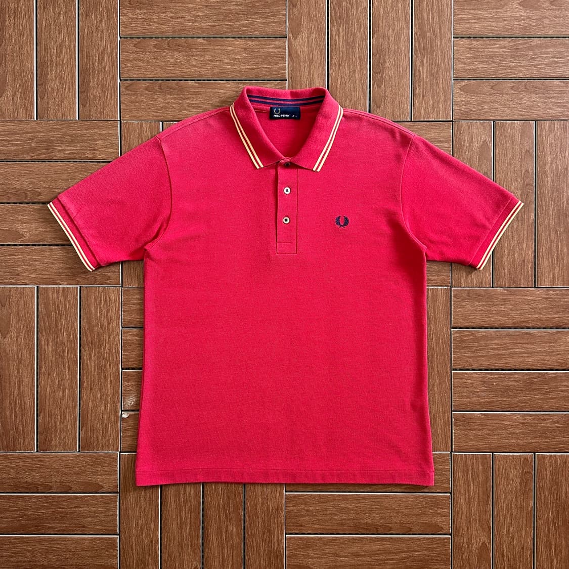 Fred Perry logo cotton pk 1/2 tee 상품이미지1