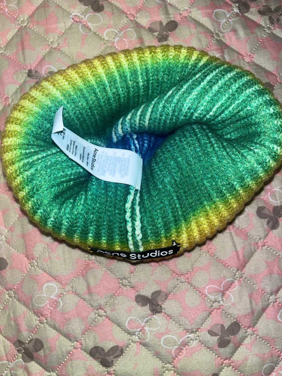 [남녀공용]아크네스튜디오 무지개 울 비니 상품이미지3