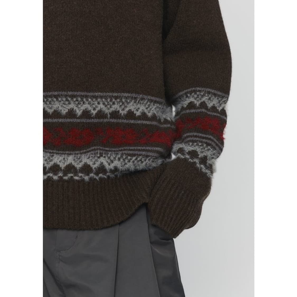 아모멘토 자카드 니트 MOTIVE JACQUARD SWEATER 상품이미지3