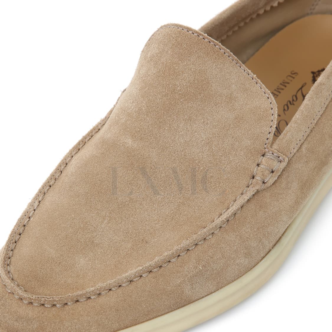 로로피아나 썸머워크 로퍼 스웨이드 라이트 우드스모크 FAE8124 상품이미지7