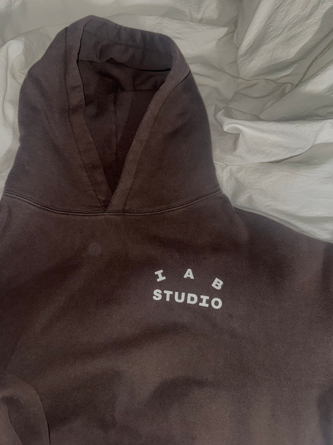 아이앱 스튜디오 브라운 후드티 L 상품이미지2