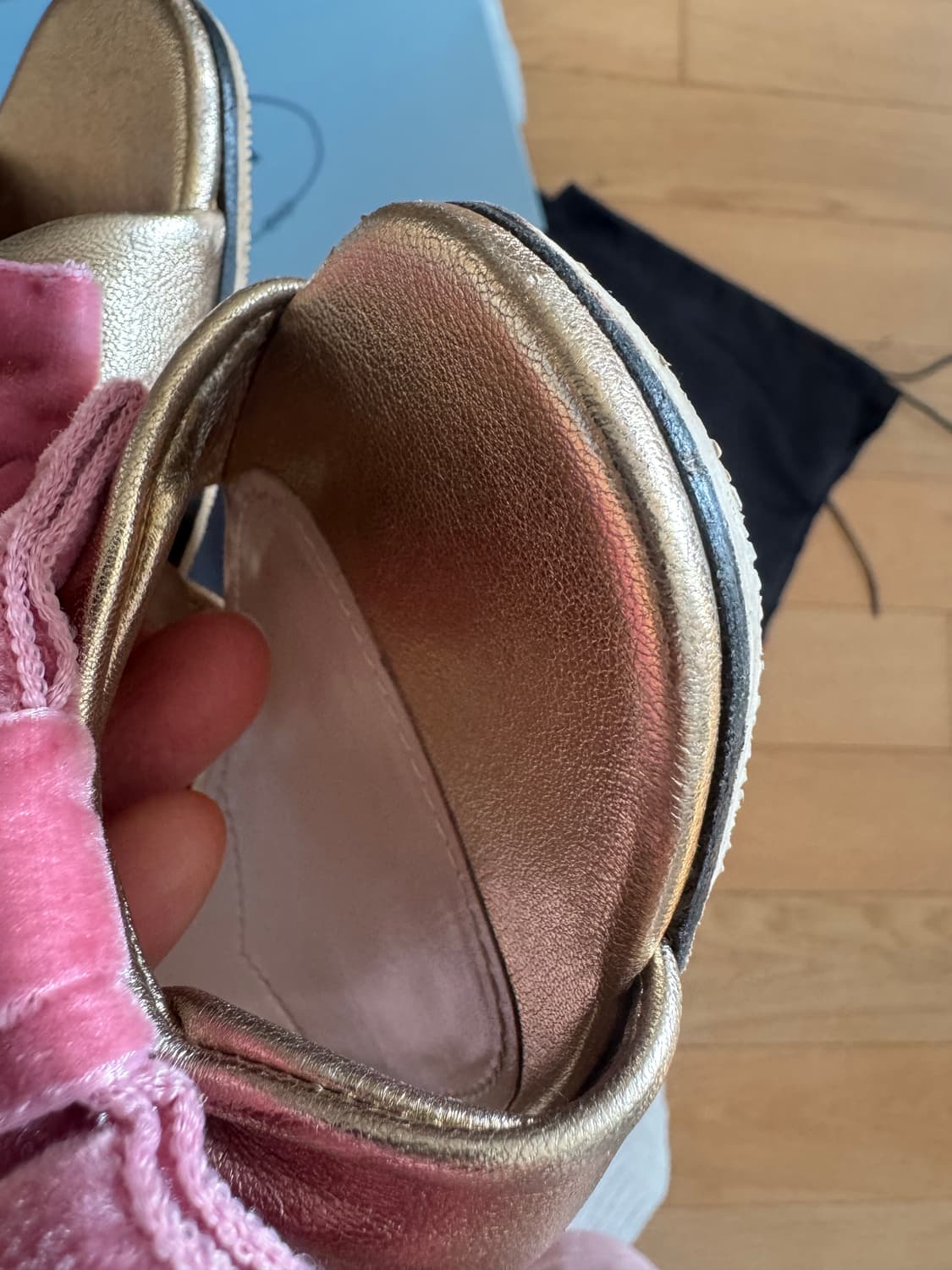 프라다  벨벳리본 샌들 상품이미지4