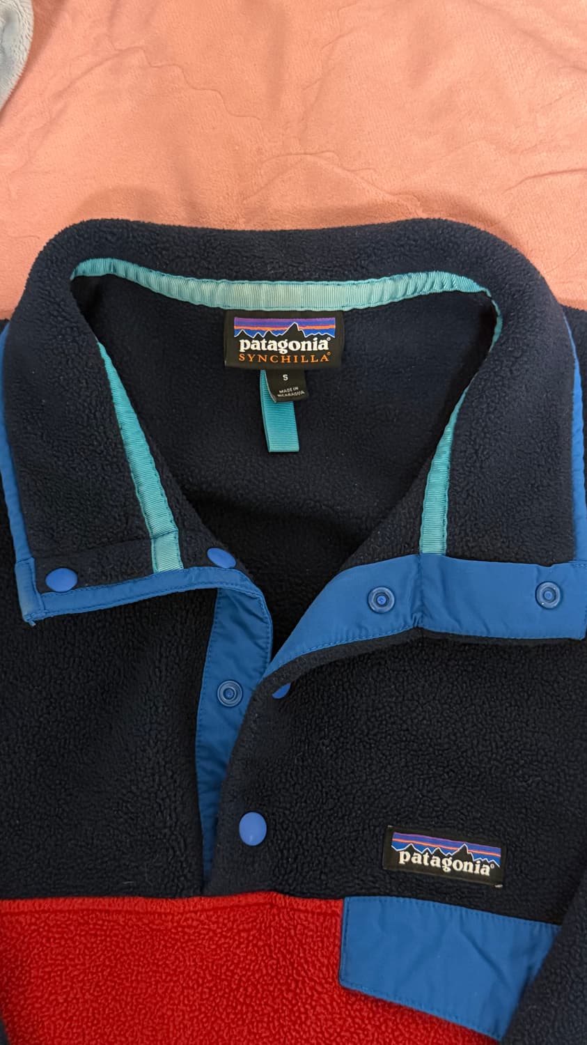파타고니아 신칠라 s 네이비&레드 상품이미지3