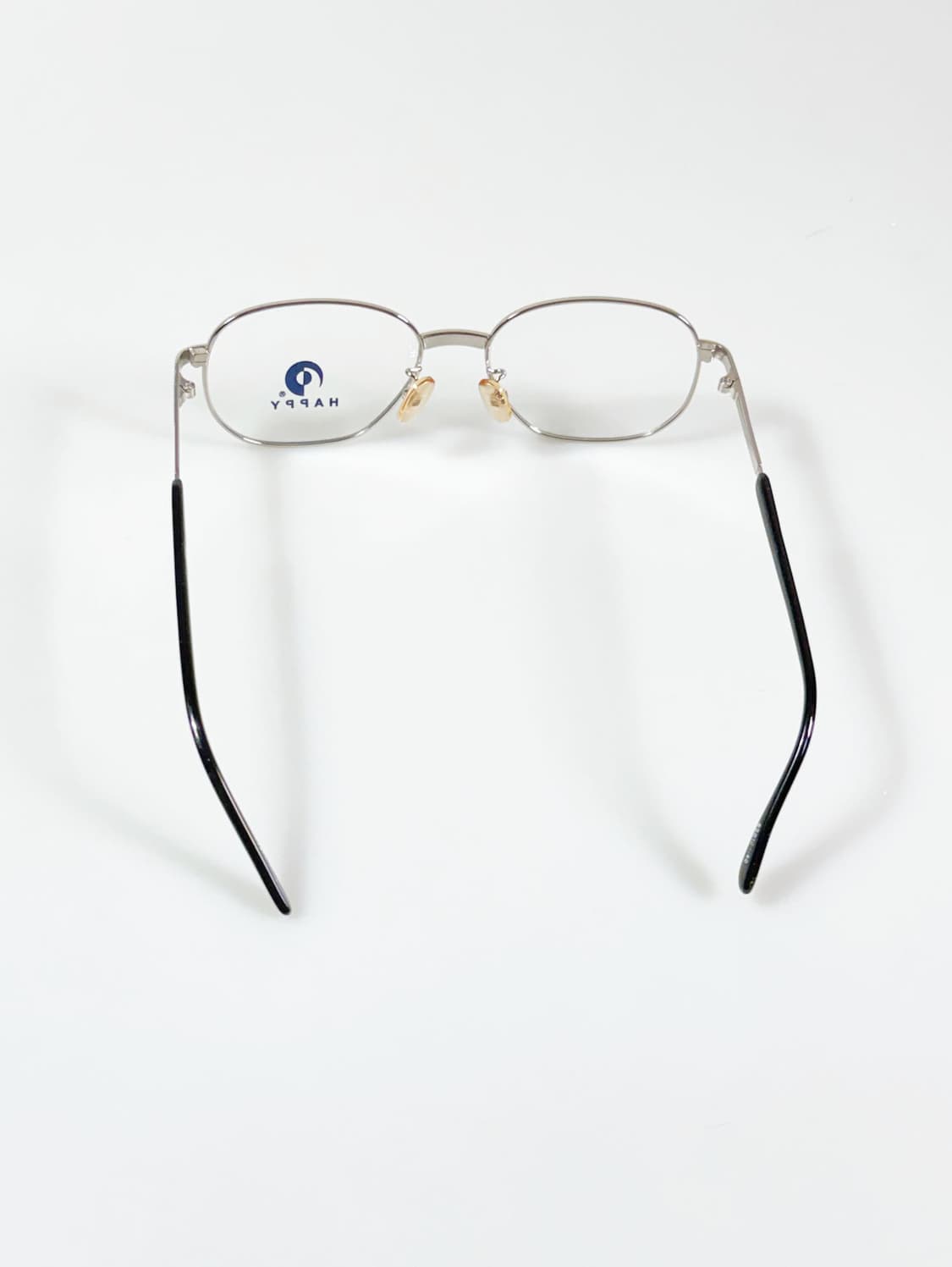 90s HAPPY 실버 메탈 슬림 스퀘어 빈티지 안경 상품이미지5