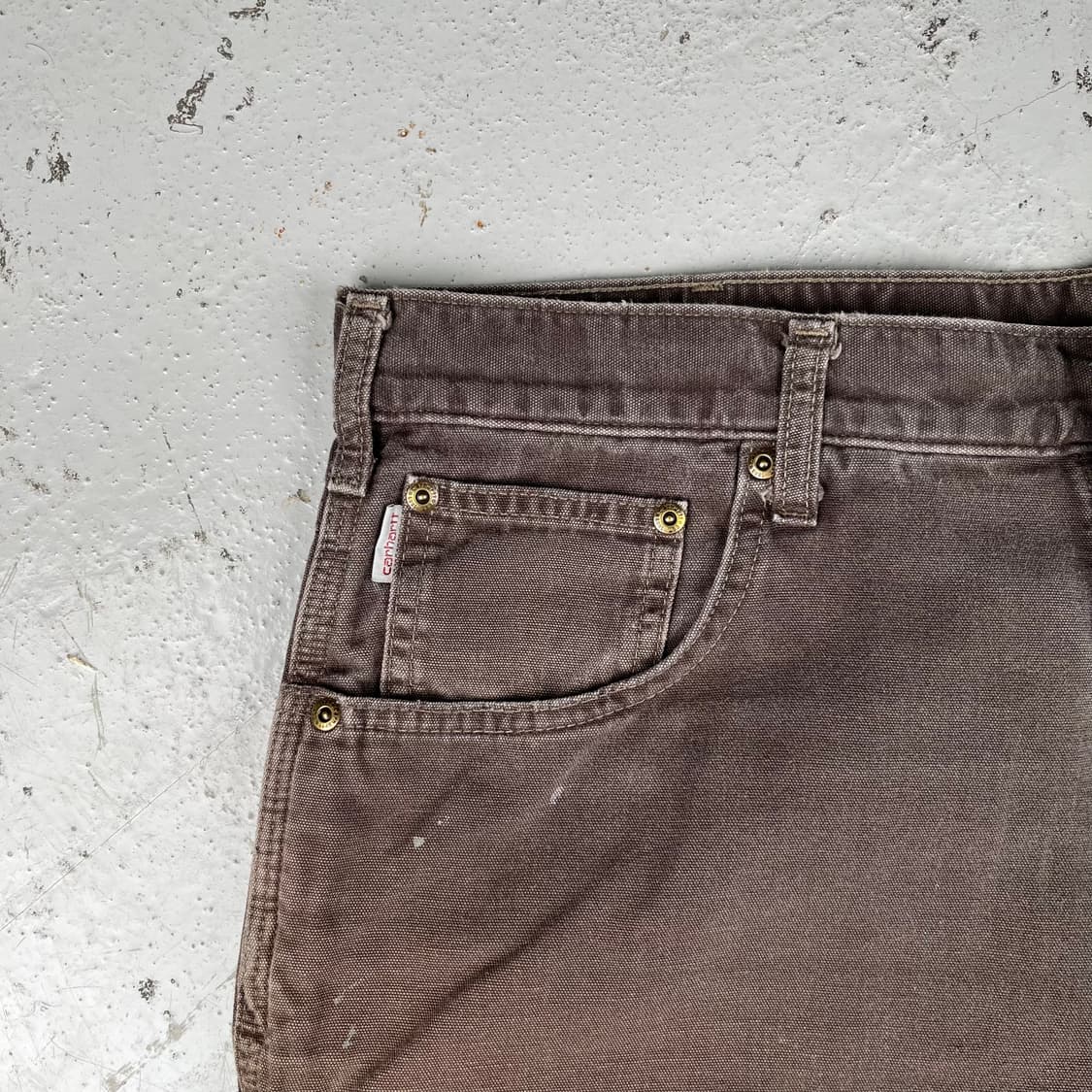 칼하트 다크브라운 카펜터 팬츠 B159DKB 상품이미지6