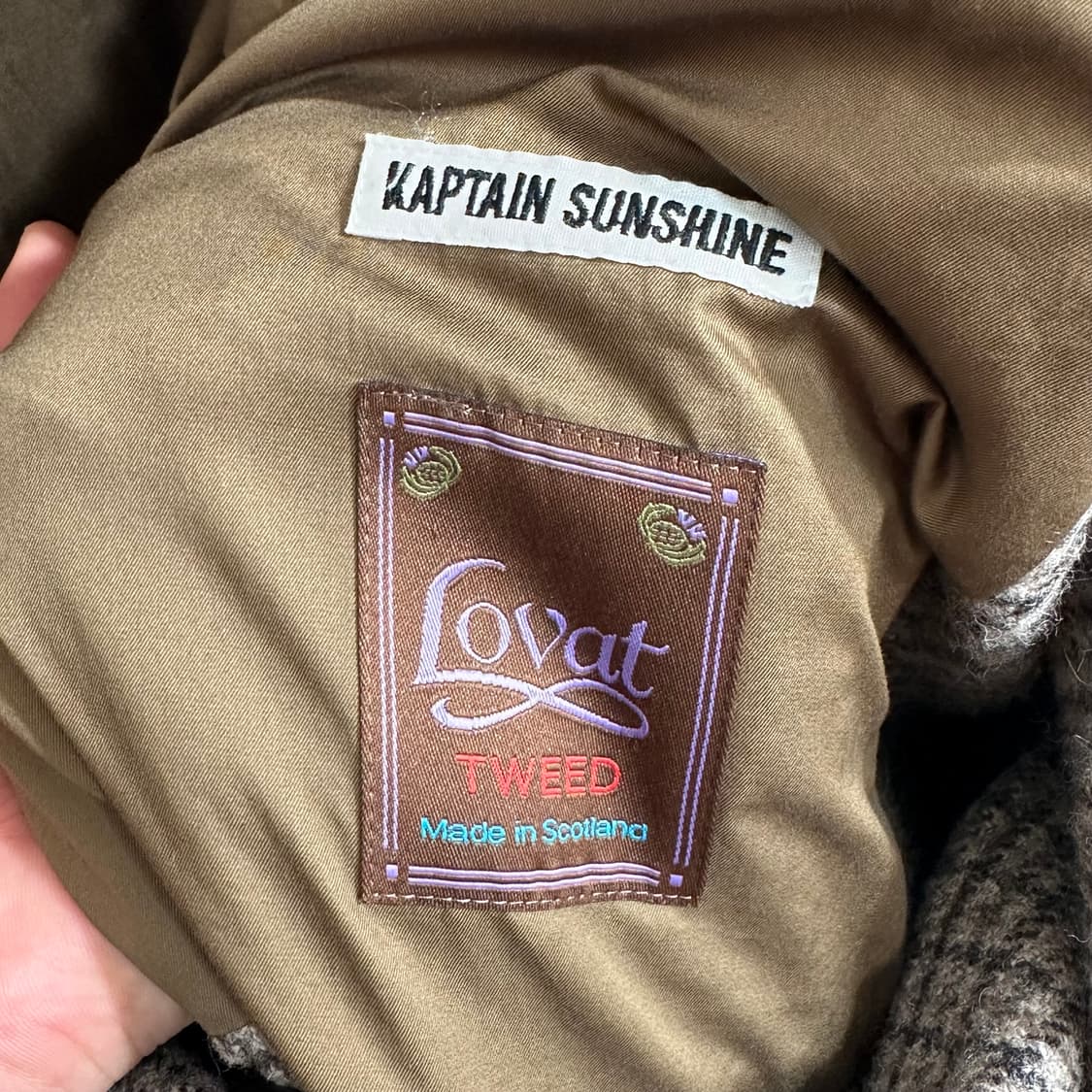 캡틴선샤인 트위드 워커코트  상품이미지6