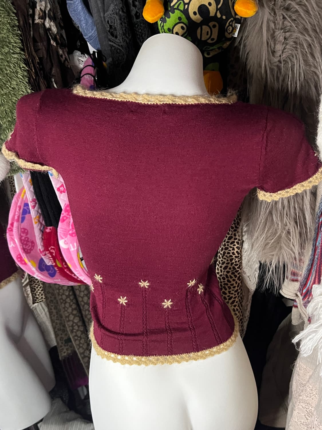 모리 jpn 레이스 니트 탑 상품이미지2