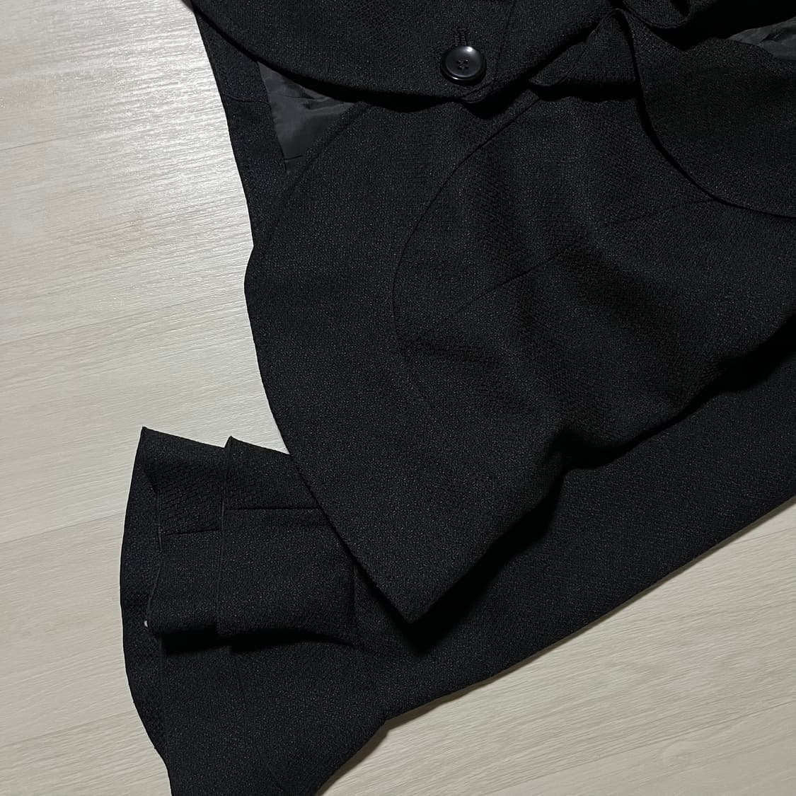 JPN . 재팬 원버튼 프릴 블레이저 상품이미지3