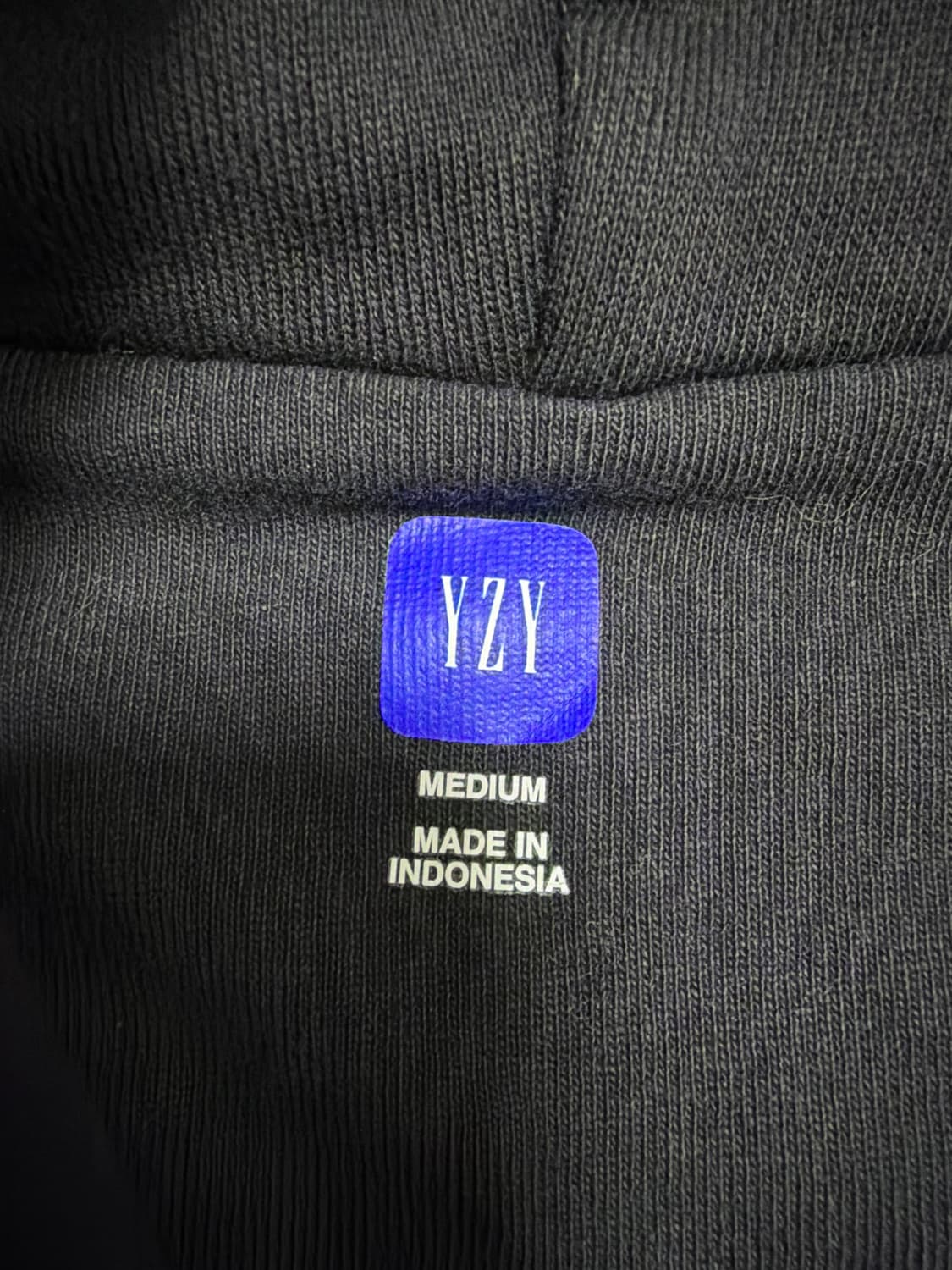 이지 YZY 집업 후드 블랙 상품이미지4