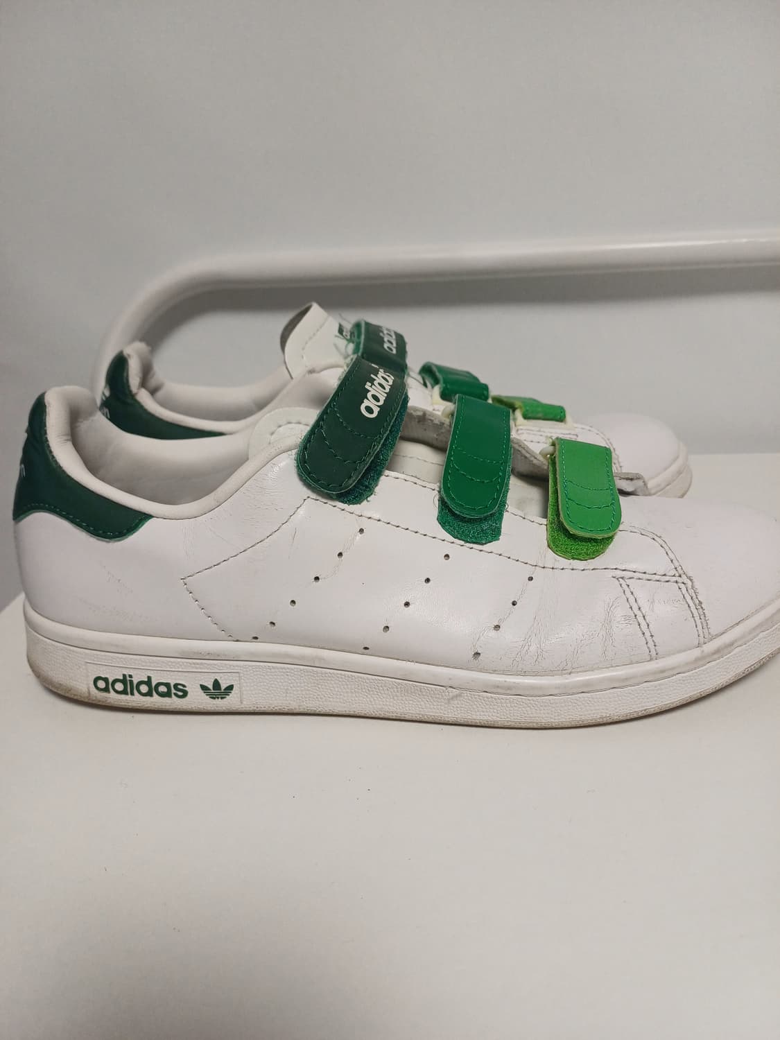 아디다스 스탠 스미스 CF 벨크로 '그린 그라데이션' (255) 상품이미지4