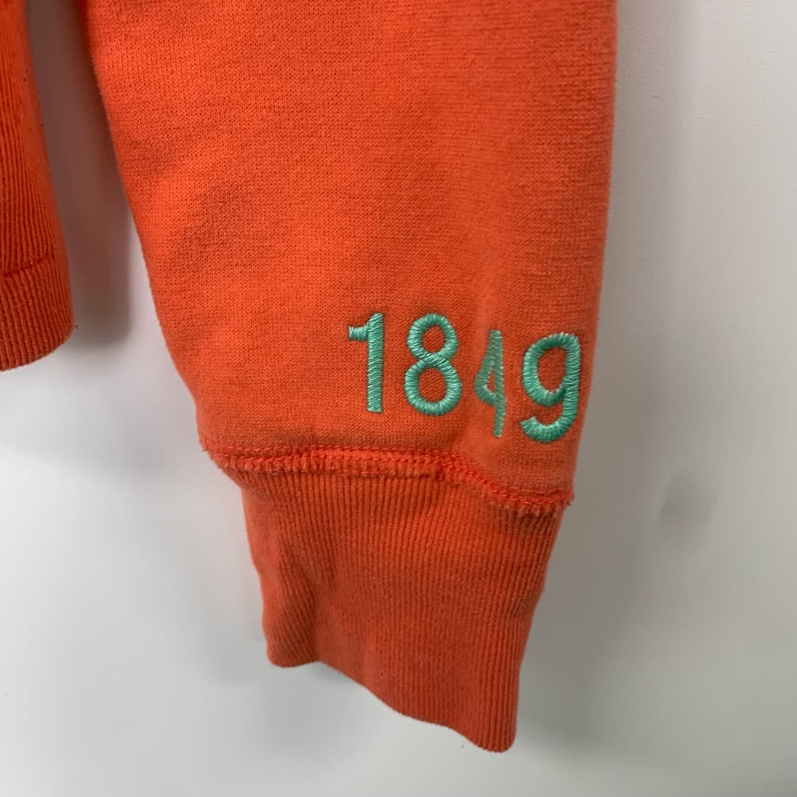 후아유 y2k 와투케 오렌지 양털 후드집업 상품이미지5