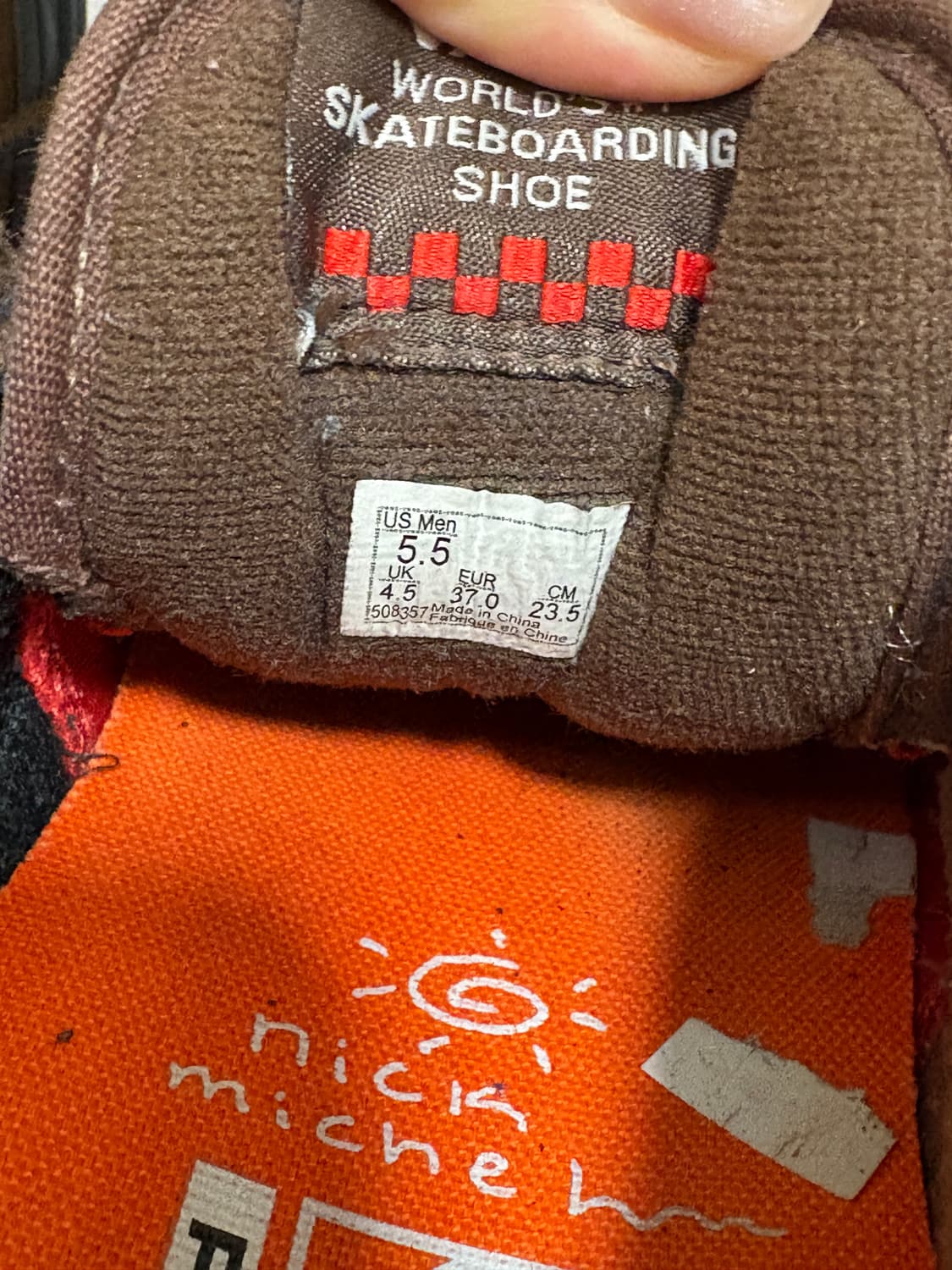 반스 x 닉 마이클 스케이트 하프 캡 92 브라운 상품이미지6