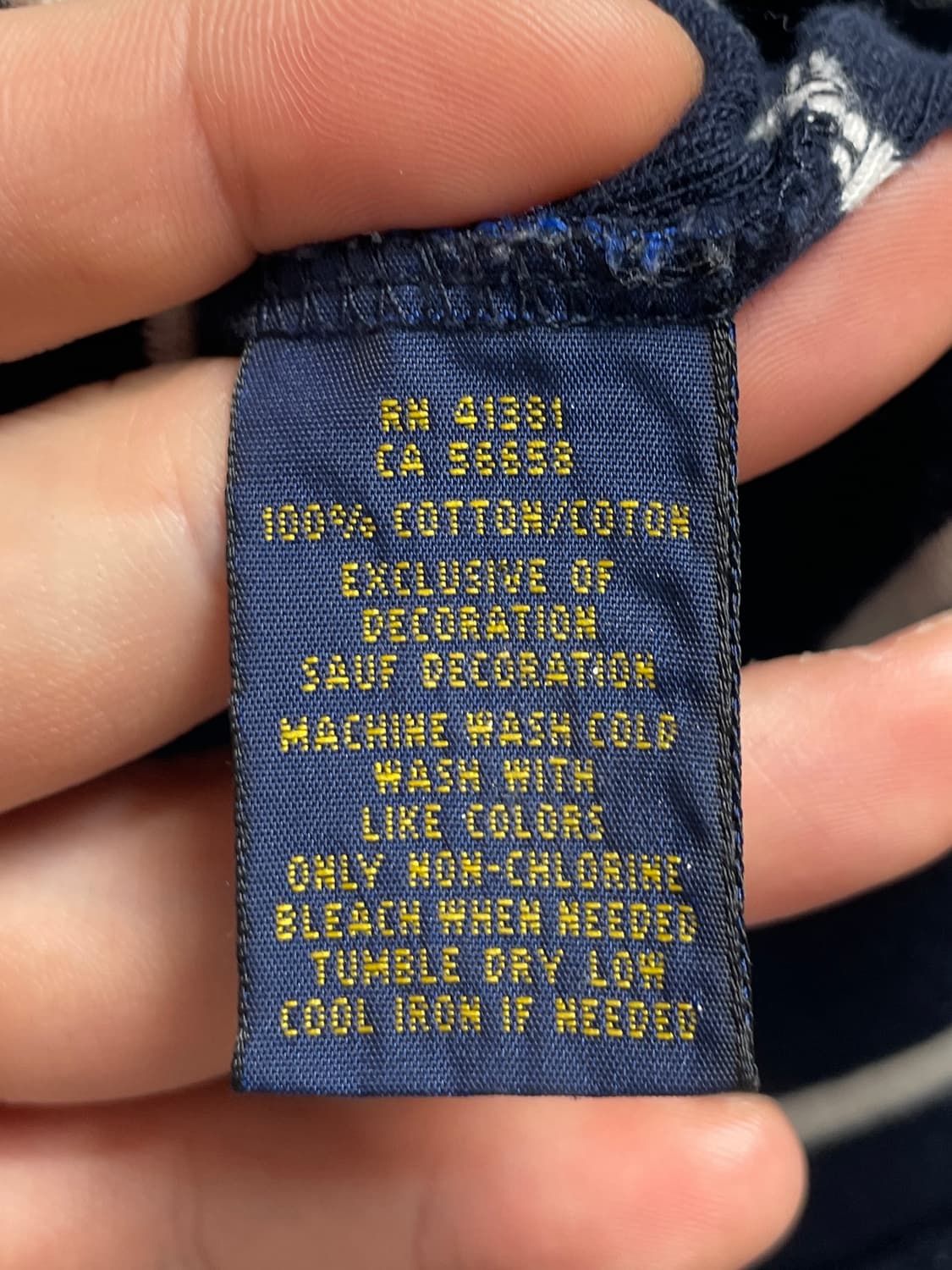 폴로 랄프로렌 우먼스 브이넥 니트 롱슬리브 긴팔티 (on.749) 상품이미지6