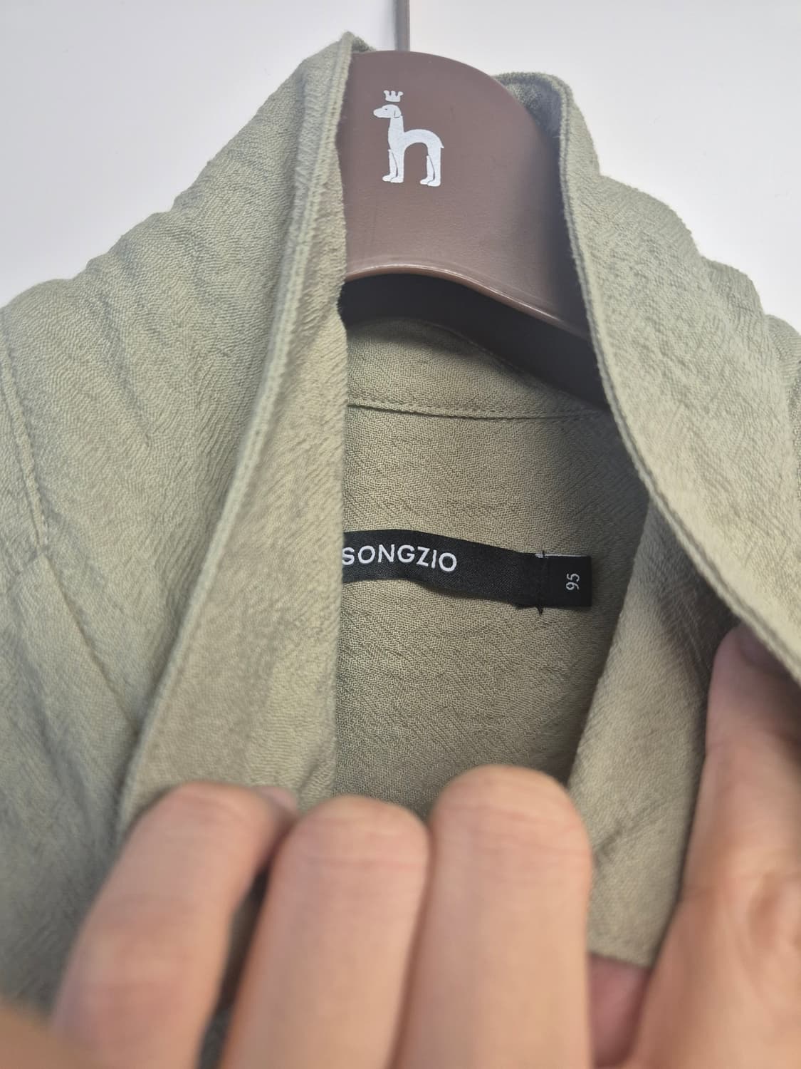 자오송지오 자수 반팔 셔츠 상품이미지3